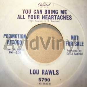 LOU RAWLS - You Can Bring Me All Your Heartaches / A Woman Who's A Woman CD