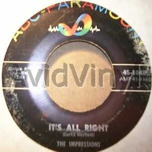 It's All Right / You'll Want Me Back - IMPRESSIONS