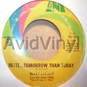 Betty Everett Better Tomorrow Than Today / I Can't Say No To You 45RPM