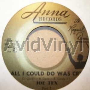 JOE TEX - All I Could Do Was Cry / Pt2