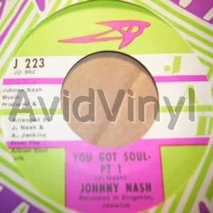 Johnny Nash - You Got Soul / Groovey Feelings