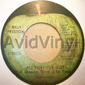 BILLY PRESTON - All That I've Got / As I Get Older