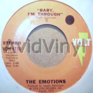 EMOTIONS - Baby I'm Through / I Wanna Come Back