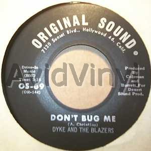 Dyke And The Blazers Don'T Bug Me / So Sharp 45RPM