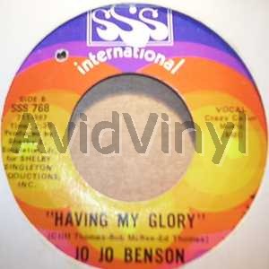 Jo Jo Benson - Having My Glory / Eternally