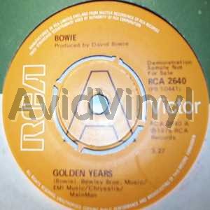 DAVID BOWIE - Golden Years / Can You Hear Me