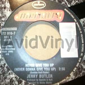 JERRY BUTLER - Never Give You Up / Hey Western Union Man