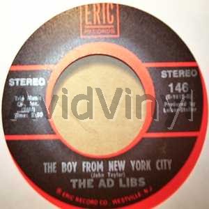 Ad Libs / Trade Winds - Boy From New York City / New York's A Lonely Town