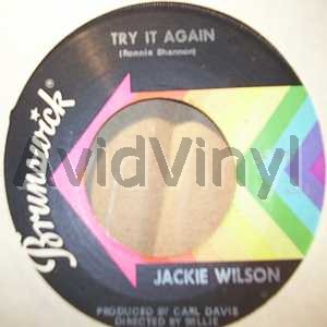 JACKIE WILSON - Try It Again / Love Is Funny That Way Record