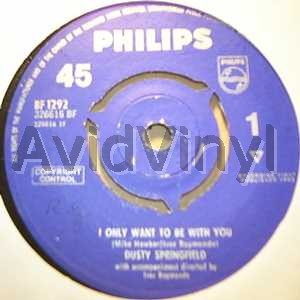 Dusty Springfield - I Only Want To Be With You / Once Upon A Time
