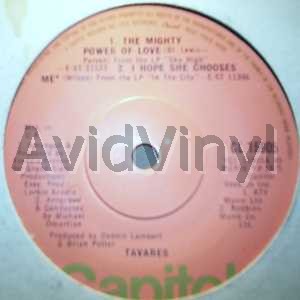 Tavares Mighty Power Of Love / Hope She Chooses Me / My Ship / Strangers In Dark Corners 45RPM