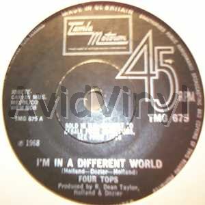 FOUR TOPS - I'm In A Different World / Remember When Record