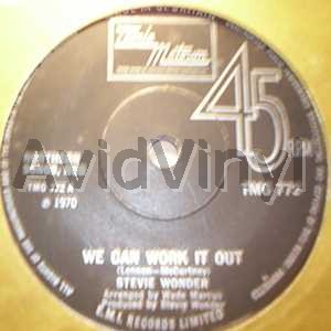 STEVIE WONDER - We Can Work It Out / Don't Wonder Why