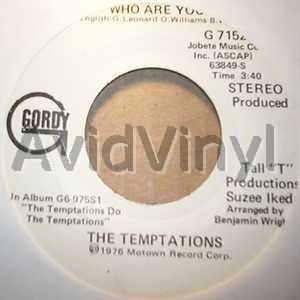 TEMPTATIONS - Who Are You / Same