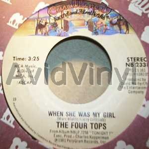 Four Tops - When She Was My Girl / Something To Remember
