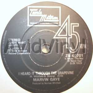 Gaye,Marvin I Heard It Through The Grapevine / Can I Get A Witness 45RPM