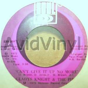 GLADYS KNIGHT & THE PIPS - Can't Give It Up No More / Neather One Of Us