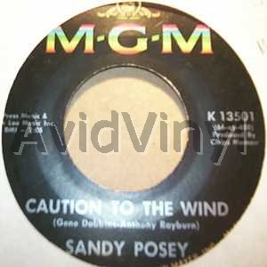 Caution To The Wind / Born A Woman - SANDY POSEY