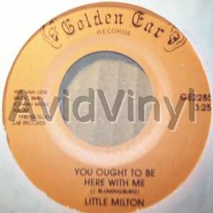 LITTLE MILTON - You Ought To Be Here With Me / Don't Leave Her CD
