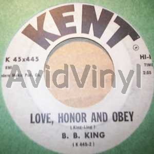 B B King Love,Honor And Obey / 5 Long Years 45RPM