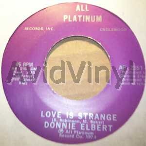 DONNIE ELBERT - Love Is Strange / Instrumental Album