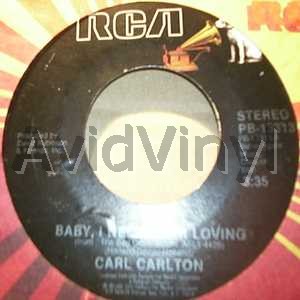 CARL CARLTON - Baby I Need Your Loving / Everyone Can Be A Star
