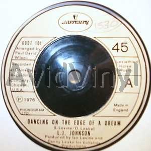 L.J. Johnson Dancing+On+The+Edge+Of+A+Dream 45RPM