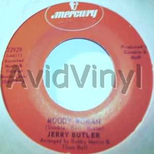 JERRY BUTLER - Moody Woman / Go Away Find Yourself LP