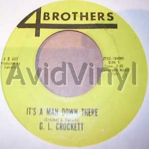 G L Crockett It's+A+Man+Down+There+/+Every+Hour,+Every+Day 45RPM