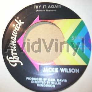 JACKIE WILSON - Try It Again / Love Is Funny That Way