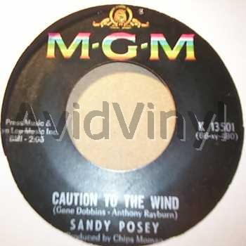 SANDY POSEY - Caution To The Wind / Born A Woman Album