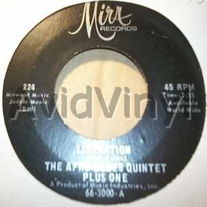 Afro Blues Quintet Plus One Liberation / Walk On By 45RPM