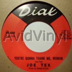Joe Tex You're+Gonna+Thank+Me+Woman+/+Men+Are+Getting+Scarce 45RPM