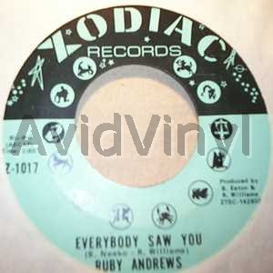 RUBY ANDREWS - Everybody Saw You / Can You Get Away