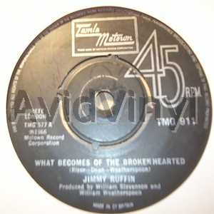 Jimmy Ruffin What+Becomes+Of+The+Broken+Hearted+/+Don't+You+Miss+Me+A+Little+Bit+Baby 45RPM