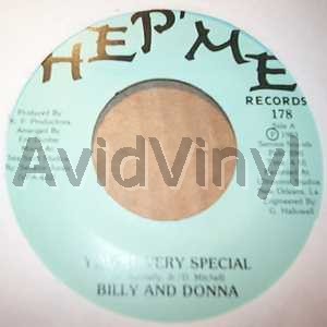 BILLY & DONNA - You're Very Special / Instrumntal Album