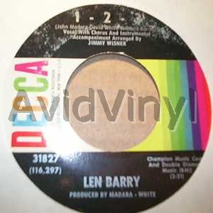 Len Barry - 1 2 3 / Bullseye Single