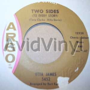 ETTA JAMES - Two Sides / I Worry Bout You