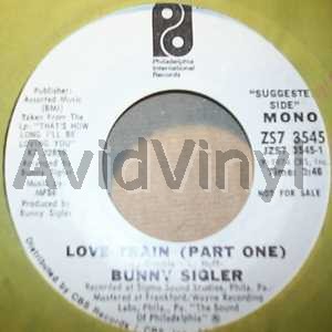 Bunny Sigler Love+Train+/+Pt2 45RPM