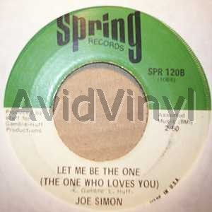 Let Me Be The One / Drowning In The Sea Of Love - JOE SIMON