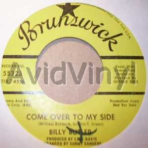 Butler,Billy Come Over To My Side / Love Grows Bitter 45RPM