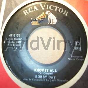 Bobby Day Know+It+All+/+Another+Country,+Another+World 45RPM