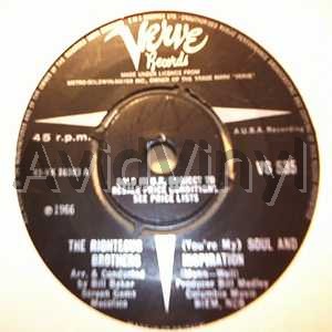 Righteous Brothers Soul+And+Inspiration+/+B+Side+Blues 45RPM
