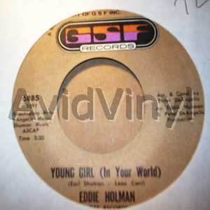 EDDIE HOLMAN - Young Girl / I'll Call You Joy