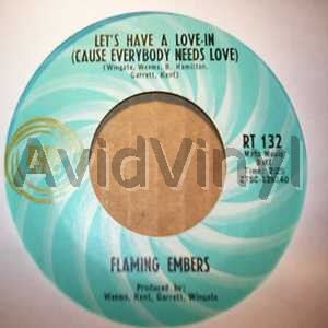 Flaming Embers Let's+Have+A+Love+In+/+Hey+Mama 45RPM