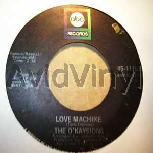 Okaysions Love+Machine+/+Dedicated+To+The+One+I+Love 45RPM