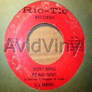 J J Barnes Don'T Bring Me Bad News / Day Tripper 45RPM