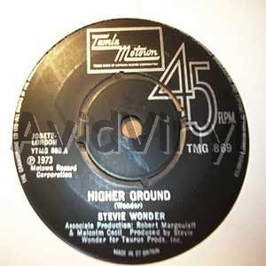 STEVIE WONDER - Higher Ground / Too High Record
