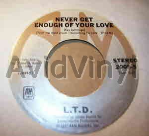 L.T.D. Never+Get+Enough+Of+Your+Love+/+Make+Someone+Smile+Today 45RPM