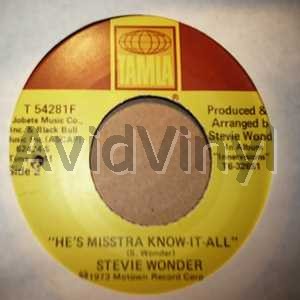 STEVIE WONDER - He's Misstra Know It All / Sir Duke Album